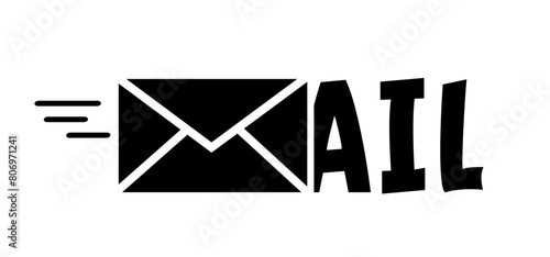 Fast message, e-mail, envelop pictogram. Contact us and social media network icons for business communication. Marketing chatting, messenger, mail, chat or talk. Send mail or letter with envelops. 