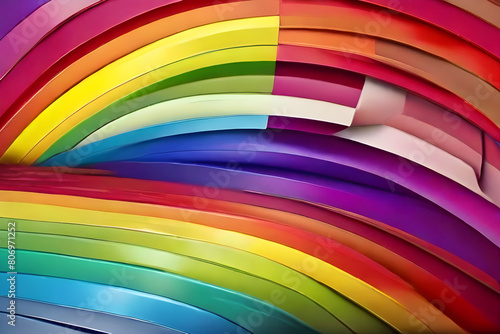 Wallpaper Mural abstract rainbow background Torontodigital.ca