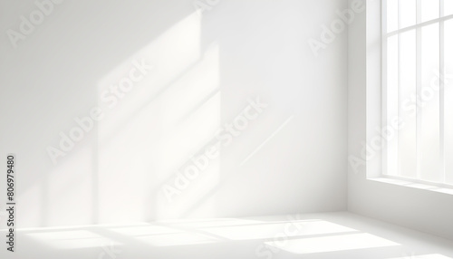 Shadow overlay effect isolated on transparent background  png. Light and shadows from window. Mockup of transparent shadow overlay effect and natural lightning in room interior