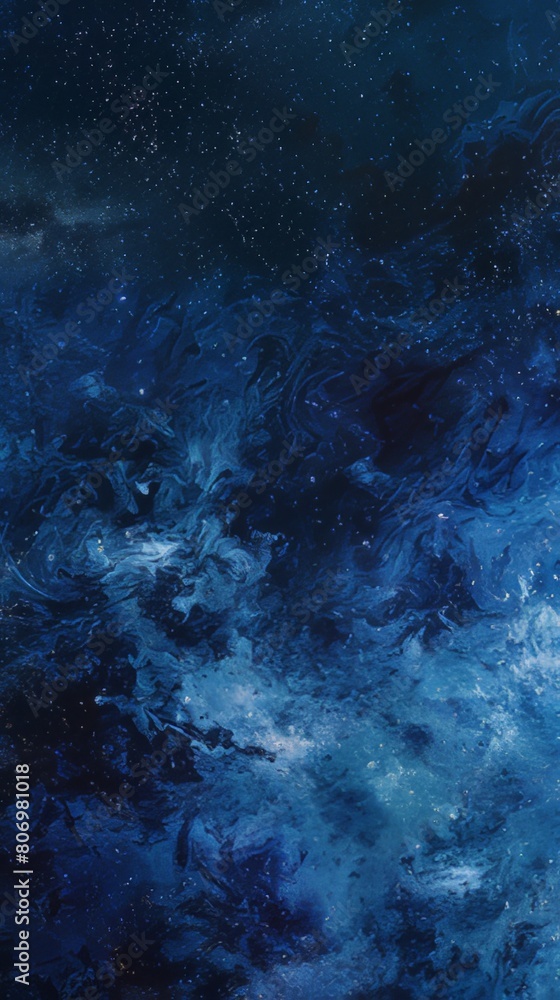 Obraz premium Galaxy Space Gradient: Mysterious gradient capturing the essence of a starry night sky, featuring dark blues and purples.