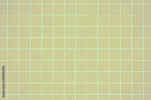 Ochre Beige Lime Tiles Wall Background Vintage Square Tiles