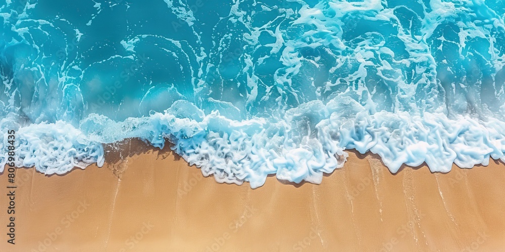 Luxurious tropical landscape. White sand and azure sea. Beautiful exotic beach background for design. Luxurious tropical landscape. White sand and azure sea. Beautiful exotic beach background for design.
