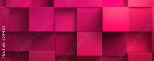 Magenta minimalistic geometric abstract background with seamless dynamic square suit for corporate, business, wedding art display products 