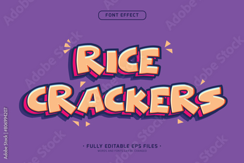 3d bold crackers logo style text effect-01