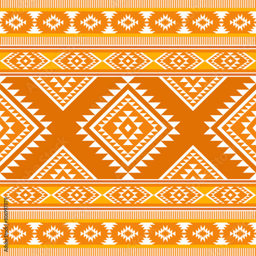 Seamless pattern native geometric aztec navajo vector vintage graphic design for clothing,carpet, fabric,wallpaper