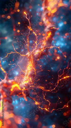 Bioelectric Discharge Illuminates Neurodevelopmental Processes in 3D Rendering