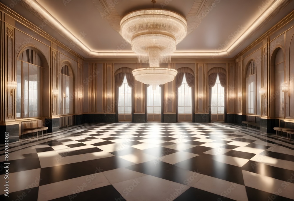 Modernist style a realistic 8k art deco ballroom w (2)