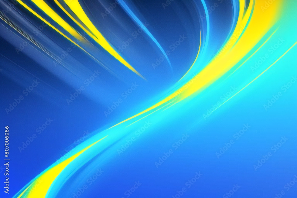 Fototapeta premium Fondo amarillo y azul con rayas. Diseño de textura de fondo abstracto vectorial, cartel brillante. Fondo abstracto gráfico futurista hipster moderno. Efecto multicapa con textura.