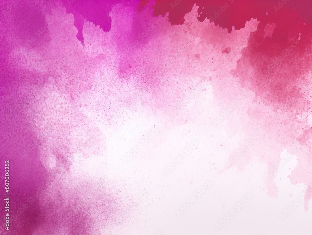 Magenta white spray texture color gradient shine bright light and glow rough abstract retro vibe background template grainy noise grungy empty space