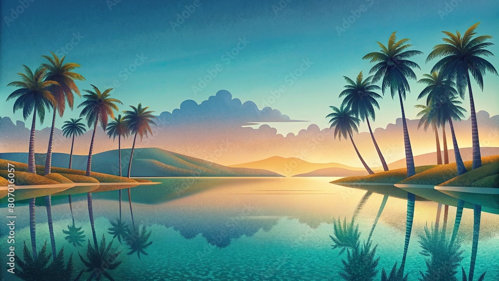 Obraz premium Nature landscape background