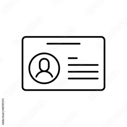 Member Card vector icon