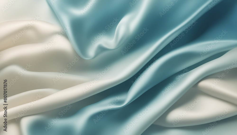 Obraz premium blue, vanilla toned background, silk drapery backdrop