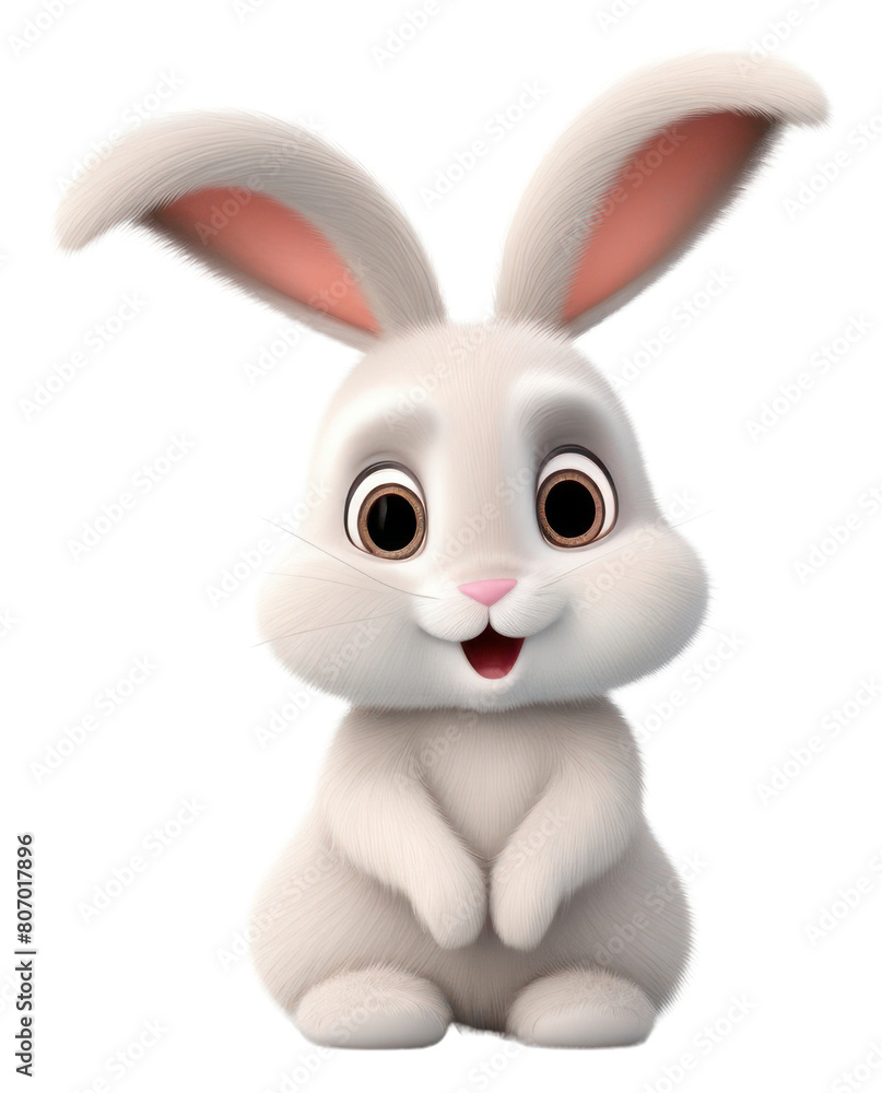 Obraz premium PNG Cartoon mammal animal rabbit.