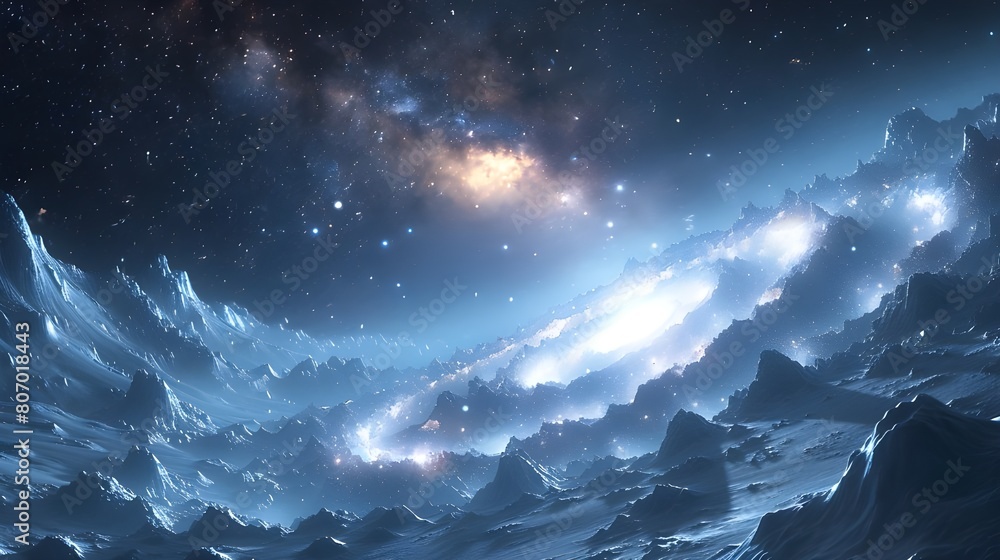 Milky Way, fantasy, magnificent scenery Milky Way, fantasy, magnificent scenery