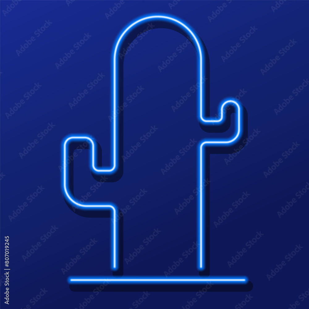 cactus neon sign, modern glowing banner design, colorful modern design trend on black background. Vector illustration. cactus neon sign, modern glowing banner design, colorful modern design trend on black background. Vector illustration.