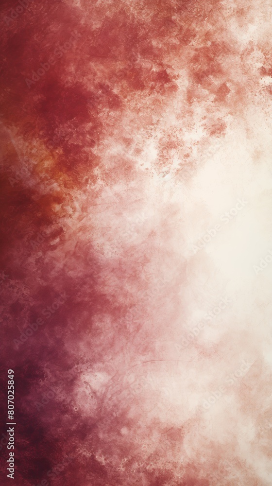 Maroon white spray texture color gradient shine bright light and glow rough abstract retro vibe background template grainy noise grungy empty