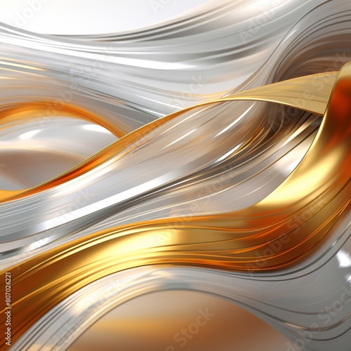 4K premium gold and white abstract effect background for desktop and wallpaper