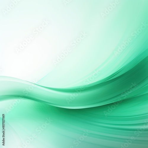 Mint Green defocused blurred motion abstract background widescreen with copy space texture for display products blank copyspace for design text