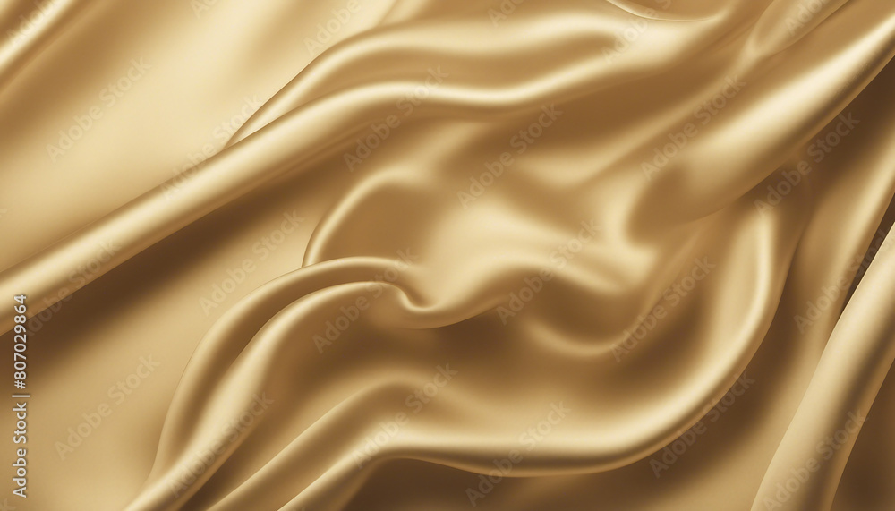 Fototapeta premium gold toned background, silk drapery backdrop