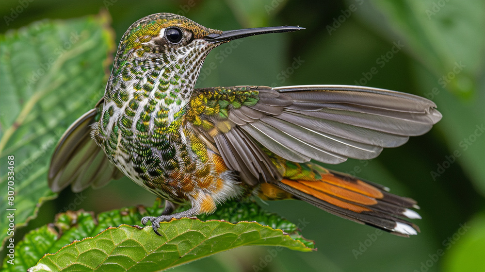 Fototapeta premium hummingbird isolated