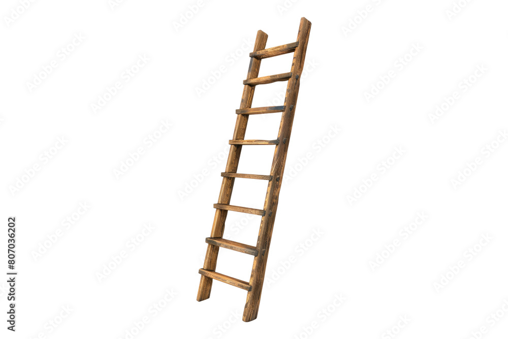 Wall ladder isolated on transparent background Wall ladder isolated on transparent background