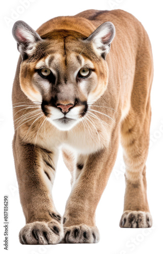 PNG Cougar wildlife animal mammal.