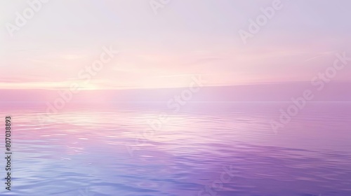 minimalist background with blurred lines and ethereal colors featuring a pink sky and water