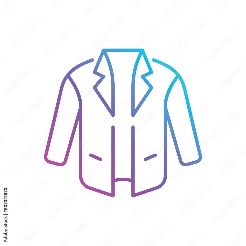Jacket vector icon Jacket vector icon