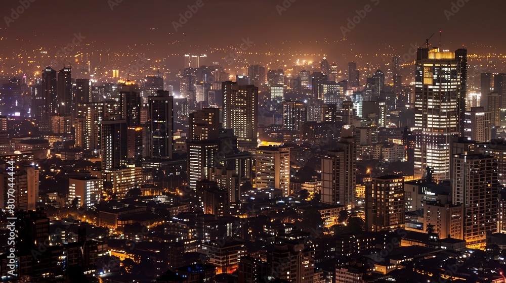 Obraz premium Urban Tourism - Images of cityscapes, urban nightlife, and tourist activities in cities. 