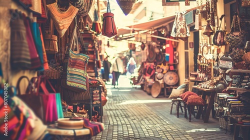 Shopping in Travel - Destinations known for markets and shopping experiences.  photo