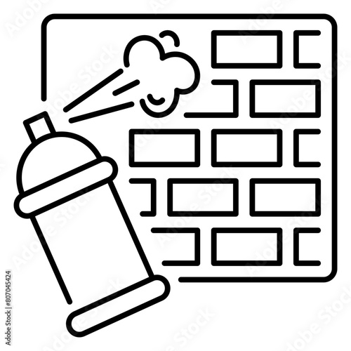 graffiti icon illustration