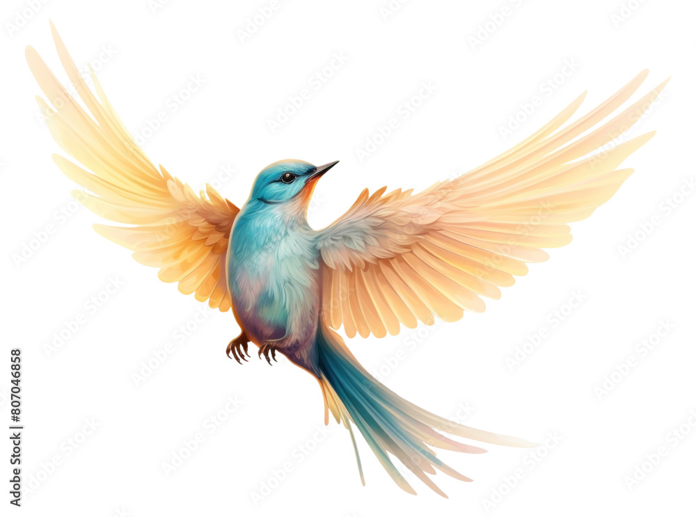 PNG Bird flying animal hummingbird wildlife.