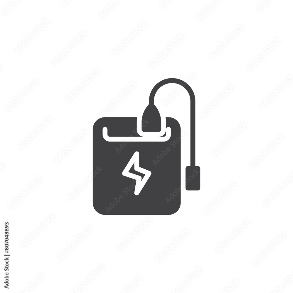 Power Bank vector icon Power Bank vector icon