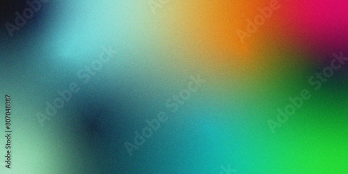 Abstract Noisy color gradient background with purple blue red white orange beige design. Grainy gradient background noise texture effect. Noise texture banner poster header design.