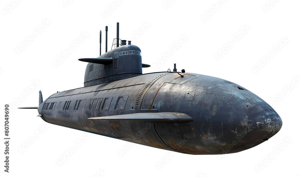 Submarine Isolated on Transparent Background
Submarine Isolated on Transparent Background