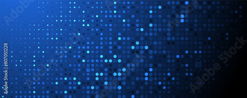 Technology abstract futuristic science background for internet business. Big data concept. Vector art.