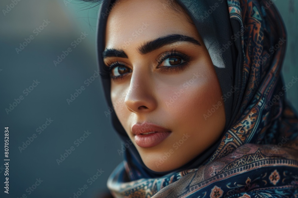 Portrait of a beautiful Arabian Woman wearing Hijab Muslim Woman wearing Hijab Portrait of a beautiful Arabian Woman wearing Hijab Muslim Woman wearing Hijab