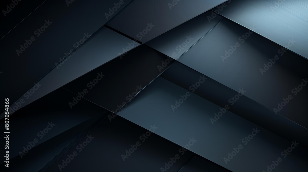 dark blue background with a 3D geometric shape in the center