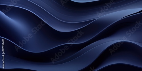 Navy Blue panel wavy seamless texture paper texture background with design wave smooth light pattern on navy blue background softness soft
