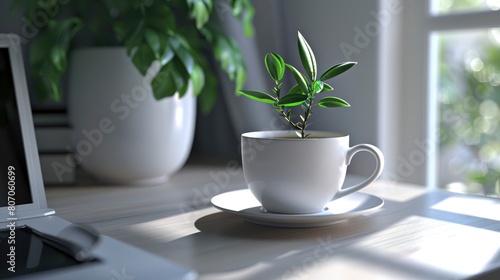 Enjoying Work With A Cup Of Coffee  Background HD For Designer        