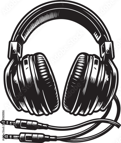 Wallpaper Mural Headphones Vector Torontodigital.ca