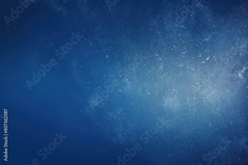 Navy Blue white spray texture color gradient shine bright light and glow rough abstract retro vibe background template grainy noise grungy empty 