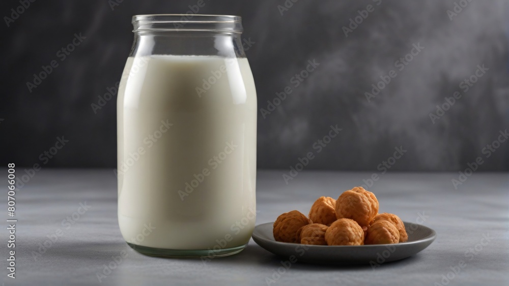 healthy fresh milk with copy space healthy fresh milk with copy space