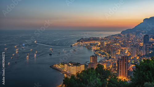The Principality of Monaco on the French Riviera photo