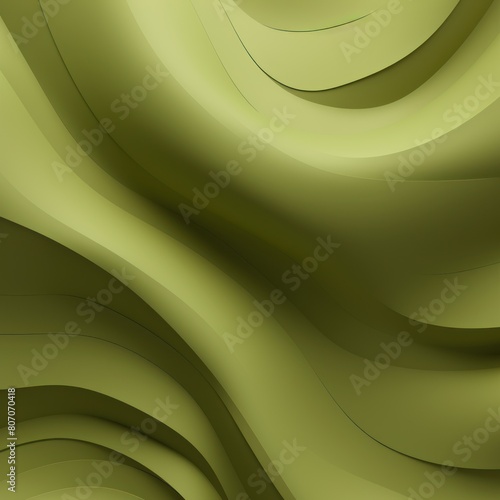 Olive panel wavy seamless texture paper texture background with design wave smooth light pattern on olive background softness soft olive shade 