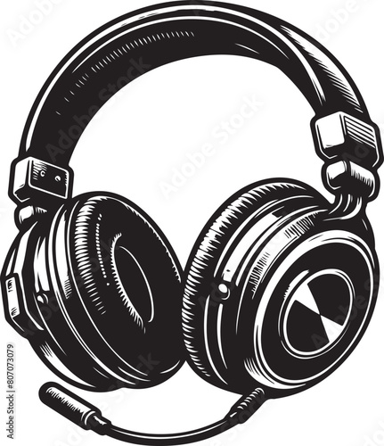 Wallpaper Mural Headphones Vector Torontodigital.ca