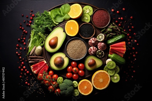 healthy food eating selection