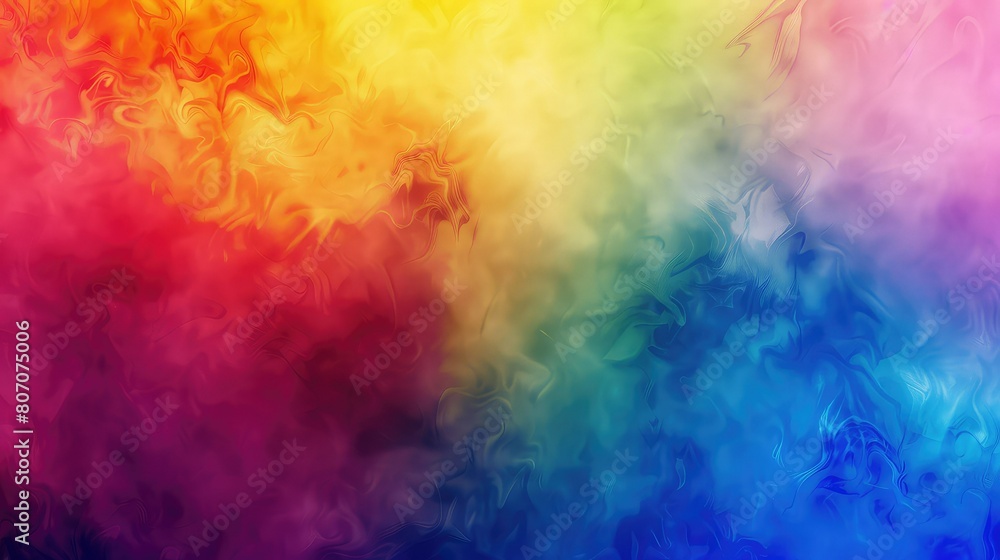 A vivid display of multicolored smoke creating a mesmerizing abstract background.
