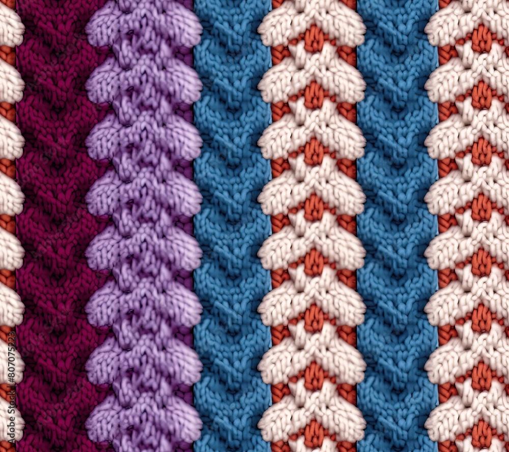 seamless pattern with knitted pattern