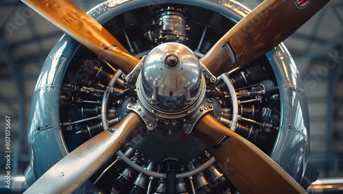 Exploring the Intricate Design Mechanics of an Aircraft Propeller. Concept Aircraft Propeller, Aerodynamics, Engineering Feats, Mechanical Design, Innovation in Aviation